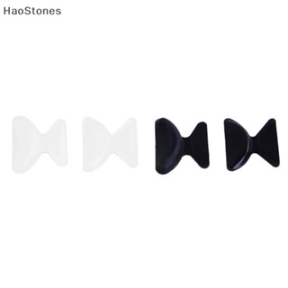 Haostones แผ่นซิลิโคน กันลื่น สําหรับติดจมูกแว่นตา 5 คู่