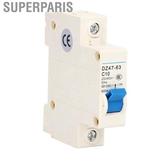 Superparis Residual Current Circuit Breakers 1P 10A Miniature Breaker 230V