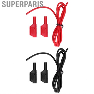 Superparis Multimeter Lead Set Lantern Shaped Head Easy To Solder Powerful Plug Pull Safe Type 32A 1000V Banana Test Leads for Voltage