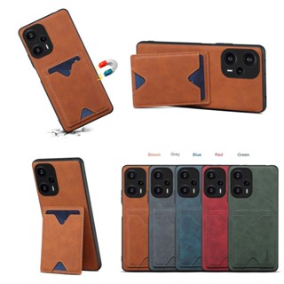 เคสมือถือ แบบนิ่ม พร้อมช่องใส่บัตร กันตก สําหรับ Xiaomi 13 Ultra POCO F5 Redmi Note 12 13Ultra POCOF5 Note12