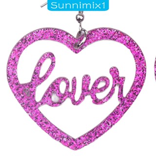 [Sunnimix1] ต่างหูระย้า รูปหัวใจ กลวง น้ําหนักเบา สําหรับผู้หญิง วันแม่ วันครบรอบแต่งงาน ออกเดท