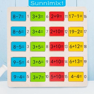 [Sunnimix1] ของเล่นแท่งตัวเลข เสริมการเรียนรู้คณิตศาสตร์ หลากสี สําหรับเด็กก่อนวัยเรียน