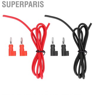 Superparis Banana Plug Test Lead Male To Testing Wire Brass Contacts for Auto  Electrical Projects