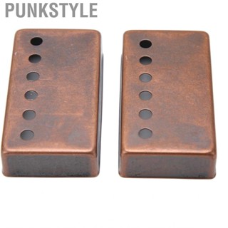 Punkstyle 2x Electric Guitar Pickup Cover Bronze Good Heat Dissipation