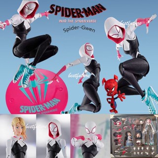 โมเดลฟิกเกอร์ SpiderMan Across The Spider-Verse Sv Action Spider Gwen Stacy Spider Ham S.H.Figuarts ของเล่นสําหรับเด็ก