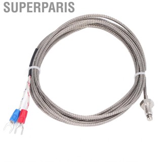 Superparis Thermocouple 3 Meters M6 Inch Screw 0℃ To 400℃ Temperature