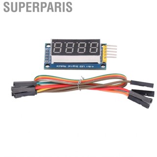 Superparis 4 Digit Digital Tube Module   Display With Jumper NEW