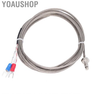 Yoaushop Thermocouple 3 Meters M6 Inch Screw 0℃ To 400℃ Temperature