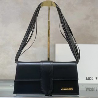 IWPO 23ss new Jacquemus le raphla tassel long shoulder underarm bag advanced design womens bag