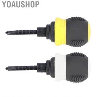 Yoaushop Ratchet Screwdriver 2 Purpose Screwdrivers Adjustable Non Slip for Industrial Use