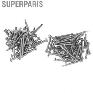 Superparis Cross Drive Screw Silver Self Drilling for Office Home