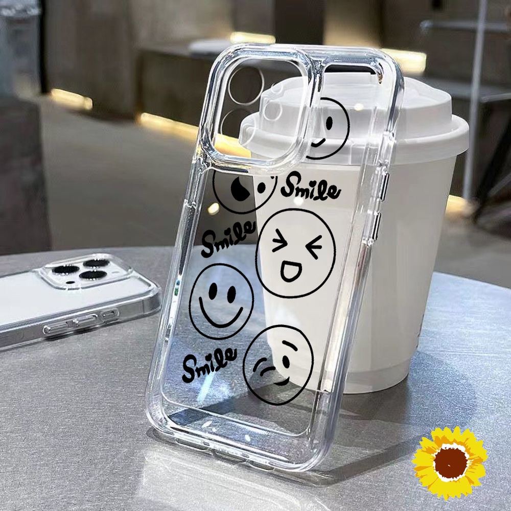 Smile Spaceเคสโทรศัพท์ใสสำหรับVivo Y20 Y11 Y02s Y15s Y16 Y17 Y12 Y15 Y19 Y21 Y33s Y22 y22s Y30 Y50 Y91 Y95 Y91C Y93