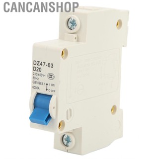 Cancanshop 1P Miniature Circuit Breaker  Switch For Lighting System