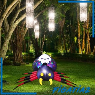 [Figatia2] ตุ๊กตาฮาโลวีน แบบเป่าลม พร้อมไฟ LED สําหรับตกแต่งสวน กลางแจ้ง