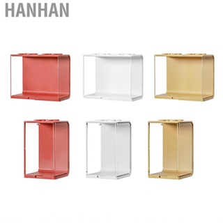 Hanhan Doll Display Case  Three Sides Transparent Toy Box ABS for Home