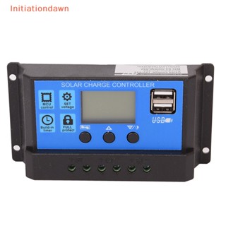 [Initiationdawn] แผงควบคุมการเก็บประจุพลังงานแสงอาทิตย์ 12V 24V 30A PWM LCD