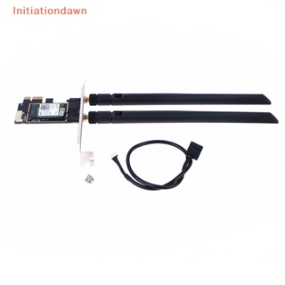 [Initiationdawn] อะแดปเตอร์การ์ดไร้สาย PCi-E 2.4G 5G Dual Band Intel 7260AC สําหรับเดสก์ท็อป PC 1200Mbps บลูทูธ 4.0 PCi Express Wifi