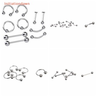 [Initiationdawn] จิวสเตนเลส สําหรับเจาะร่างกาย คิ้ว ลิ้น ริมฝีปาก จมูก