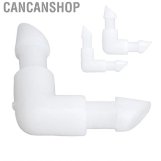 Cancanshop connection Elbow Hose Fitting 90 Degree L Shaped Barb PE Equal Diameter Tube Connector Joint Adapter