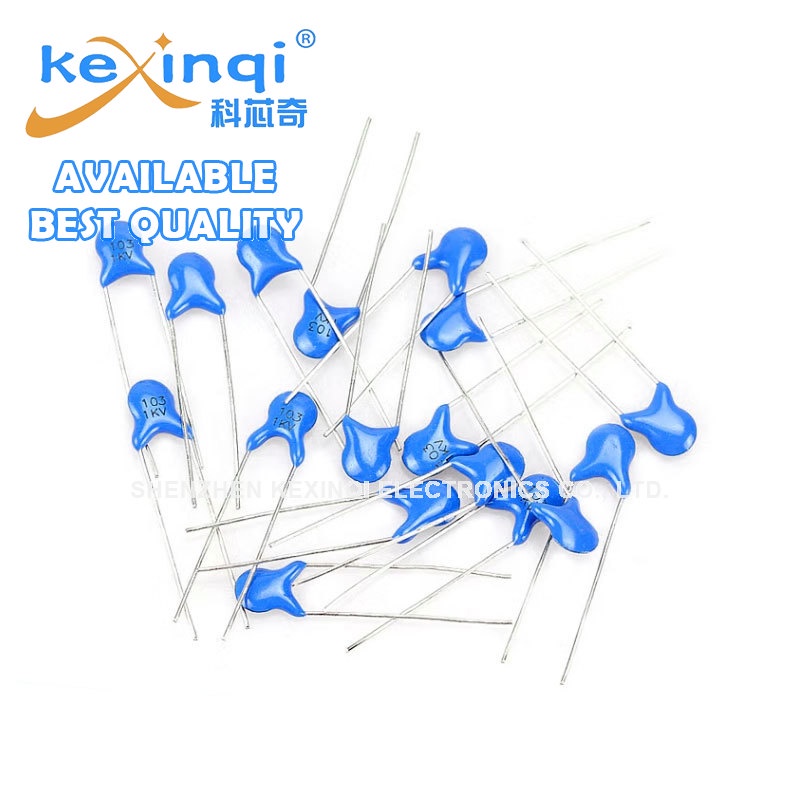 ตัวเก็บประจุเซรามิก แรงดันสูง 3KV 5PF 10PF 15PF 22PF 27PF 30PF 33PF 47PF 56PF 68PF 82PF 100PF 220PF 