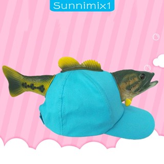 [Sunnimix1] หมวกเบสบอลลําลอง ป้องกันแดด ลายการ์ตูนปลาตลก เหมาะกับงานปาร์ตี้ สําหรับพ่อแม่ และลูก