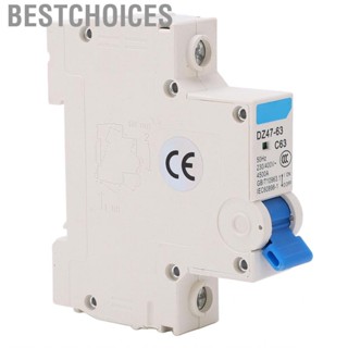 Bestchoices Miniature Circuit Breaker 1P Current Isolator 4500A Breaking  230V 400V