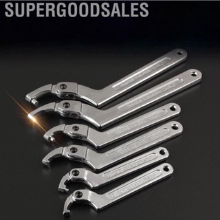 Supergoodsales Multifunctional Hook Wrench Adjustable C Shape Movable Head Spanner Hand  Tool