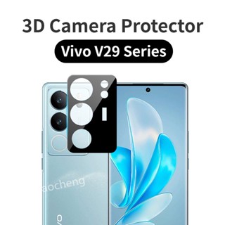 ฟิล์มกระจกนิรภัยกันรอยหน้าจอ เลนส์กล้อง 3D สําหรับ Vivo V29 Pro Lite VivoV29Lite V29Pro V 29 5G 2023 3 แพ็ค