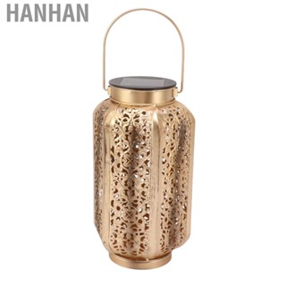 Hanhan 5730LED Hanging Lamp Solar Powered IP44  Hex Hollow Lantern For US