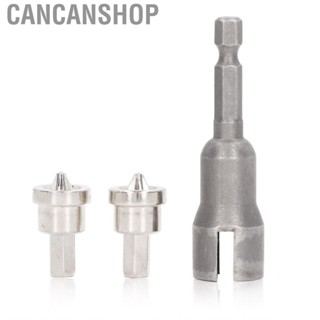 Cancanshop Screw Attachment Open Socket Positioning Bit Set Alloy Steel + S2 for Construction