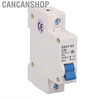 Cancanshop Mini Circuit Breaker  DZ47-63 C32 1P Circuits Breakers 6000A Breaking  for Home