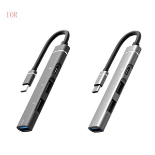 Ior 4 In 1 ฮับ USB C USB C เป็น USB2 0 USB3 0 PD หลายพอร์ต