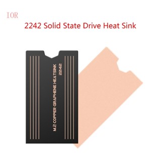 Ior 2242 SSD เสื้อกั๊กระบายความร้อนฮีทซิงค์กราฟีน