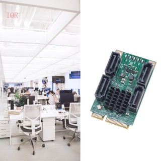 Ior ตัวแปลง Mini PCIE เป็น SATA3 0 สําหรับการถ่ายโอนข้อมูล ไร้รอยต่อ รองรับ Gen1i Gen1x