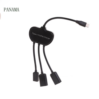 Nama Type C 1 ตัวผู้ เป็น 3 USB 2 0 ตัวเมีย ขยาย สายไฟ เชื่อมต่อข้อมูล อะแดปเตอร์ชาร์จ