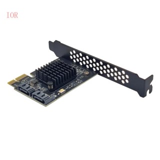 อะแดปเตอร์การ์ดขยาย IOR PCIE 1x เป็น SATA3 0 อุปกรณ์เสริม สําหรับเดสก์ท็อป