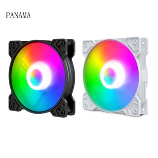 Nama พัดลมระบายความร้อน ABS 1200RPM กรอบสี่เหลี่ยม พร้อมไฟ LED RGB กระจายความร้อน มีประสิทธิภาพ ทนทาน