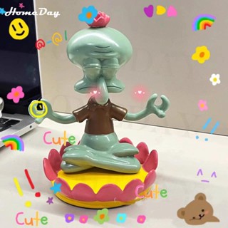 Octopus Mobile Phone Bracket Lotus Throne Bracket Seat Mobile Phone Holder Cartoon Cute Resin Desktop Decoration