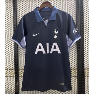 เสื้อกีฬาแขนสั้น ลายทีมฟุตบอล Tottenham Hotspur Away Jersey 23-24 แห้งเร็ว ไซซ์ S-XXL สําหรับผู้ชาย