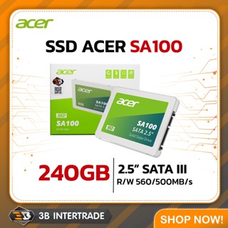 SSD ACER SA100-240GB สินค้ามือ 1 รับประกัน 3 ปี ( สั่งหลายชิ้นมีราคาส่งให้นะครับ )