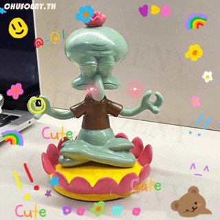 Octopus Mobile Phone Bracket Lotus Throne Bracket Seat Mobile Phone Holder Cartoon Cute Resin Desktop Decoration