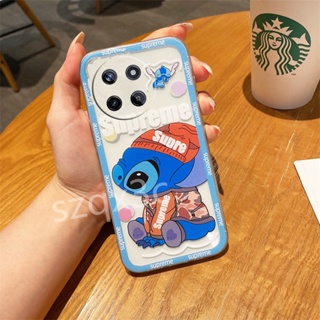 เคสโทรศัพท์มือถือ ซิลิโคนนิ่ม ป้องกันกล้อง ลายการ์ตูนตุ๊กตาน่ารัก สีฟ้า สีชมพู สําหรับ Realme11 NFC 4G Realme 11 Pro 5G C51