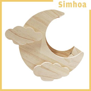 [SIMHOA] บ้านไม้ ของเล่นสํารวจ ทนทาน สําหรับหนูแฮมสเตอร์ กระต่าย