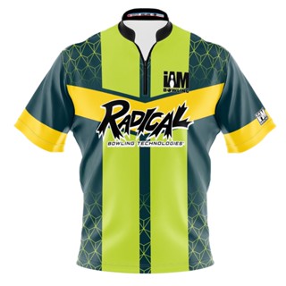 เสื้อโปโลแขนสั้น ลายทีม Radical DS Bowling 2192-RD 3D