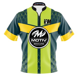 Motiv DS เสื้อโปโล แขนสั้น พิมพ์ลายโบว์ลิ่ง 2192-MT 3D