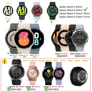 Quick Fit สายสแตนเลสสําหรับ Galaxy Watch 6 Classic 47 43 มม.สายโลหะสําหรับนาฬิกา 7 6 5 4 40 44 มม.ปลายโค้ง