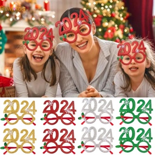 กรอบแว่นตา ลายการ์ตูน Merry Christmas พร็อพถ่ายรูป สําหรับผู้ใหญ่ และเด็ก 2024 1 ชิ้น