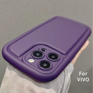 เคสโทรศัพท์มือถือแบบนิ่ม TPU หนา กันกระแทก สีแคนดี้ สําหรับ VIVO V27 V25 V20 Pro V25e V25 Pro V21 V21E Y73 A72