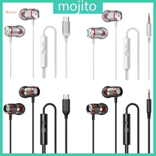 Mojito E-Sports ชุดหูฟังอินเอียร์เล่นเกม MP3 แบบมีสาย 3 5 มม. สําหรับโทรศัพท์ คอมพิวเตอร์ กีฬา E-Sports