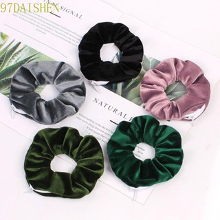 Daishen1 Scrunchies ยางรัดผม ผ้ากํามะหยี่ สําหรับผู้หญิง